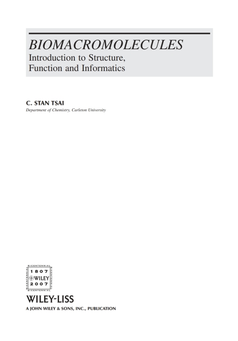 Cover image for book Biomacromolecules