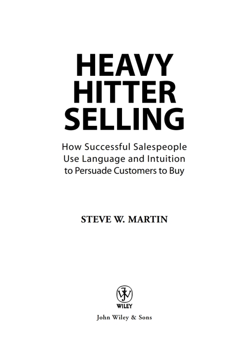 Heavy Hitter Selling 