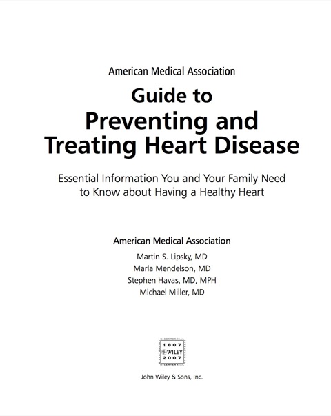 Cover image for book American Medical Association Guide to Preventing and Treating Heart Disease