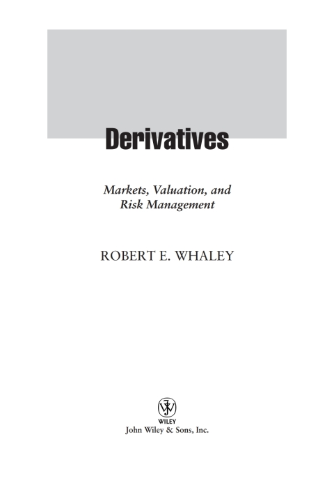 Cover image for book Derivatives