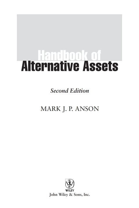 Cover image for book Handbook of Alternative Assets