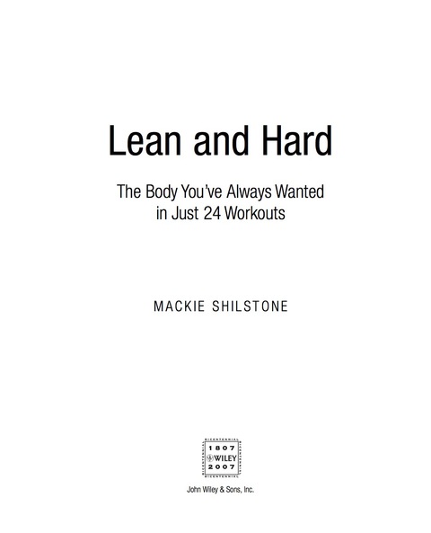 Cover image for book Lean and Hard