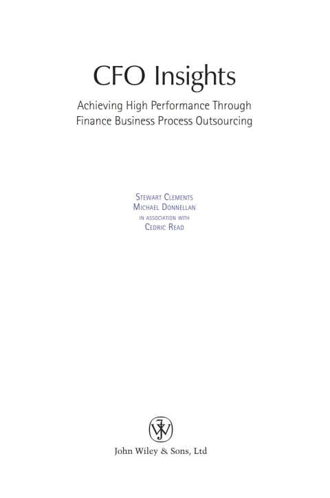Cover image for book CFO Insights