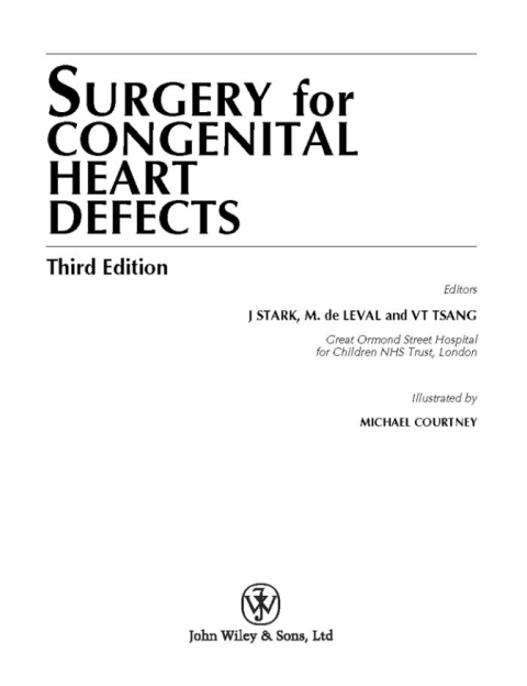 Cover image for book Surgery for Congenital Heart Defects