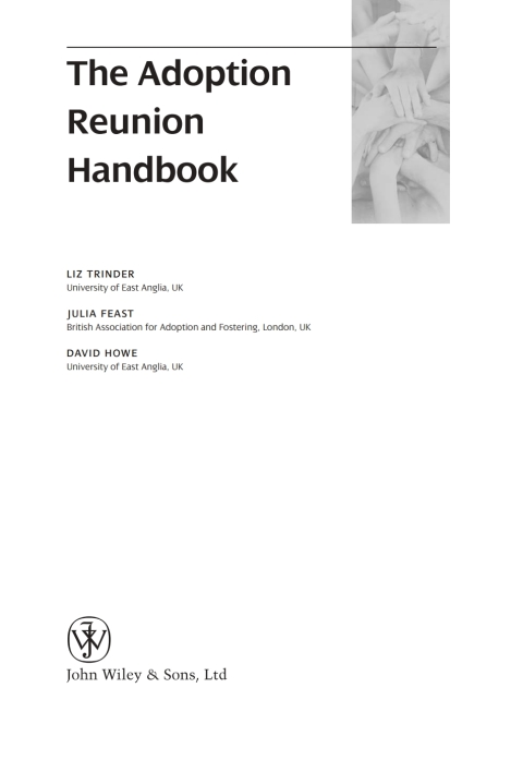 Cover image for book The Adoption Reunion Handbook