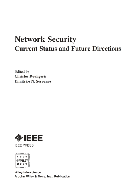 Cover image for book Network Security