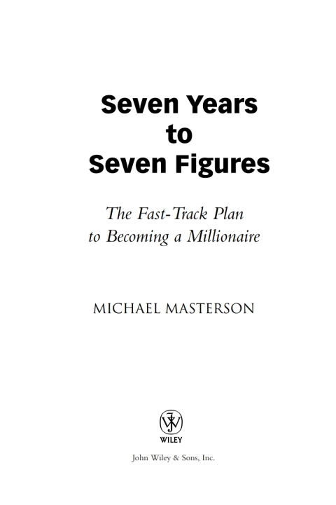 Cover image for book Seven Years to Seven Figures