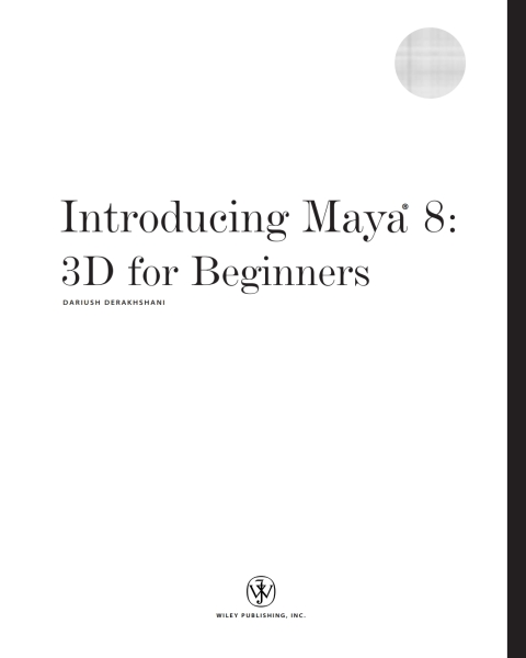Cover image for book Introducing Maya 8