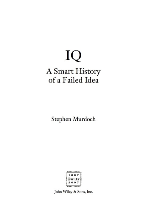 Cover image for book IQ