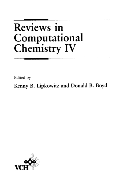 Reviews in Computational Chemistry 