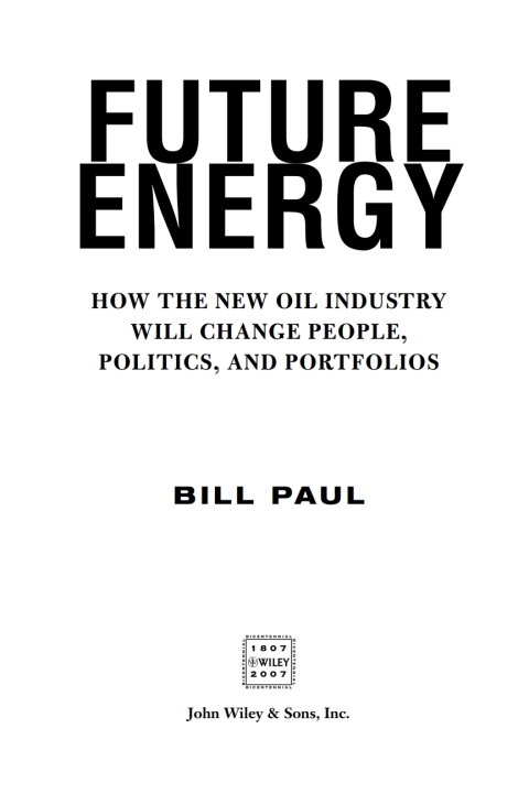 Cover image for book Future Energy