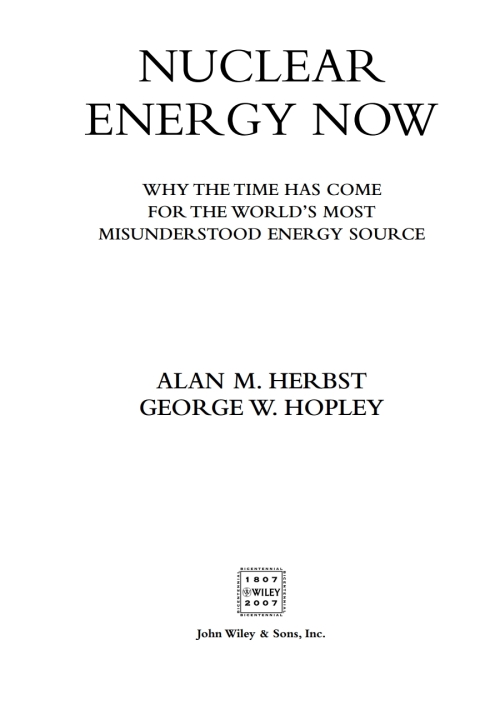 Cover image for book Nuclear Energy Now