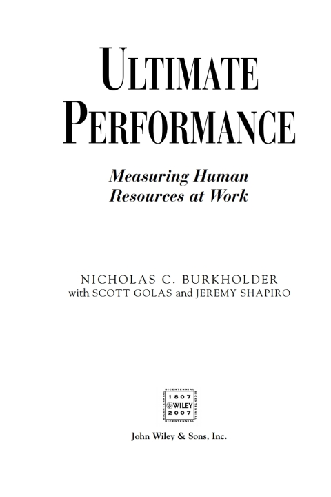 Ultimate Performance 