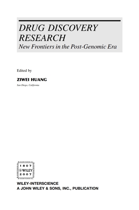 Cover image for book Drug Discovery Research