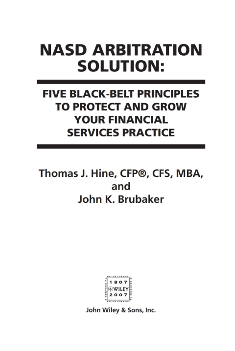 Cover image for book NASD Arbitration Solution