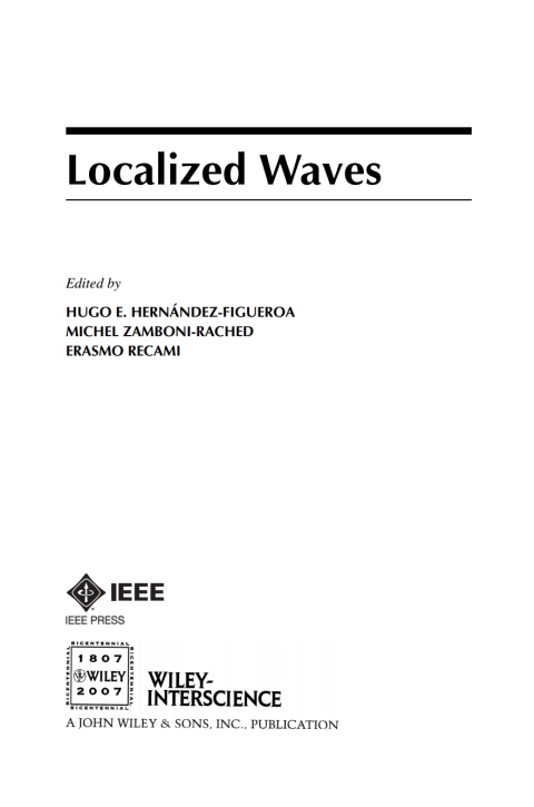 Cover image for book Localized Waves