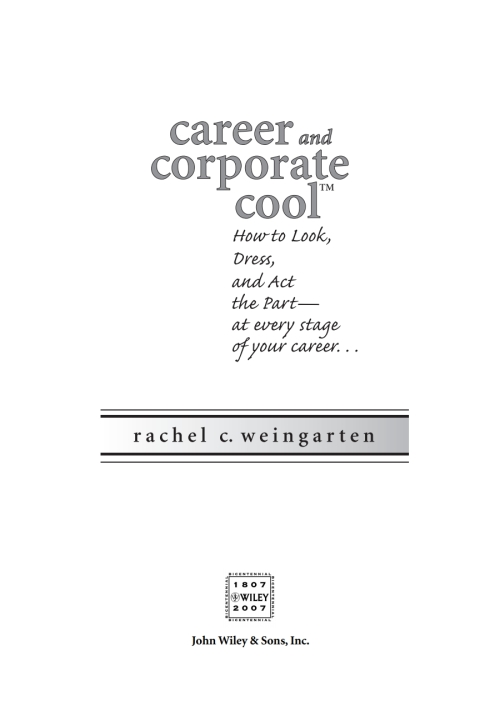 Cover image for book Career and Corporate Cool