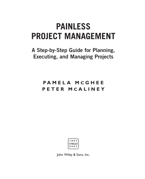 Cover image for book Painless Project Management