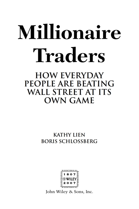 Cover image for book Millionaire Traders: How Everyday People Are Beating Wall Street at Its Own Game