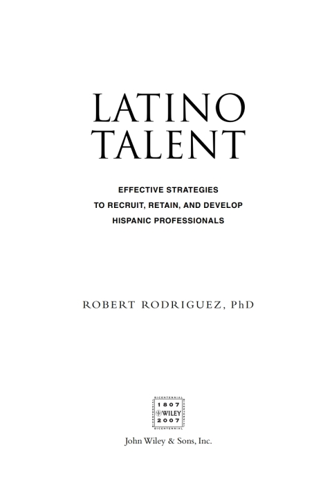 Cover image for book Latino Talent