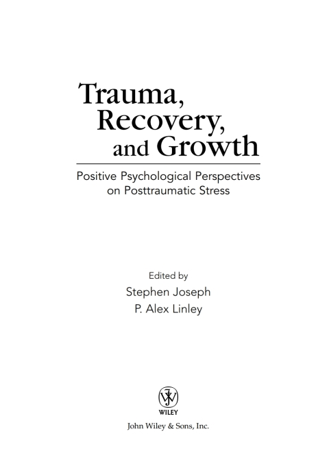 Cover image for book Trauma, Recovery, and Growth