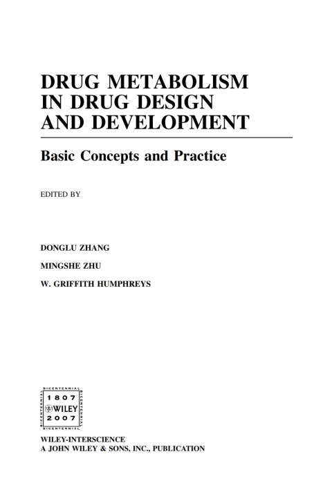 Cover image for book Drug Metabolism in Drug Design and Development