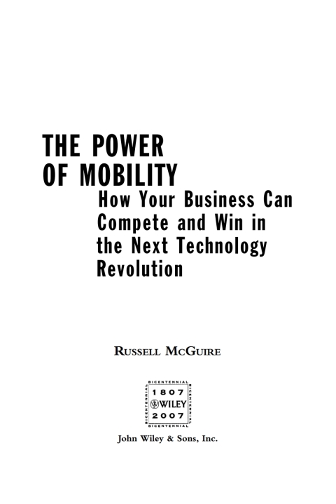 Cover image for book The Power of Mobility