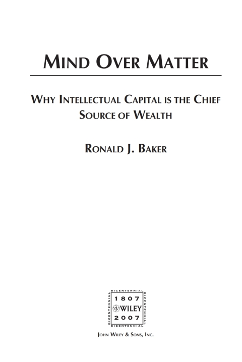 Cover image for book Mind Over Matter
