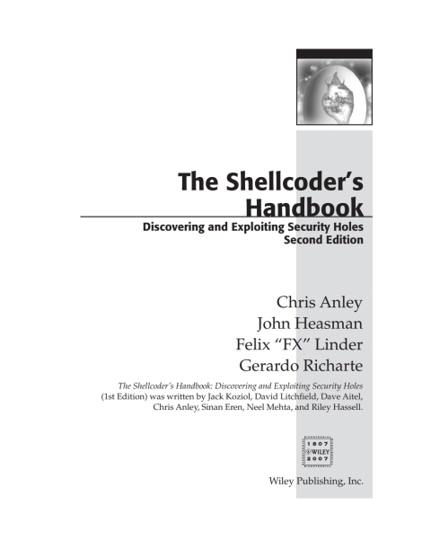 The Shellcoder's Handbook 