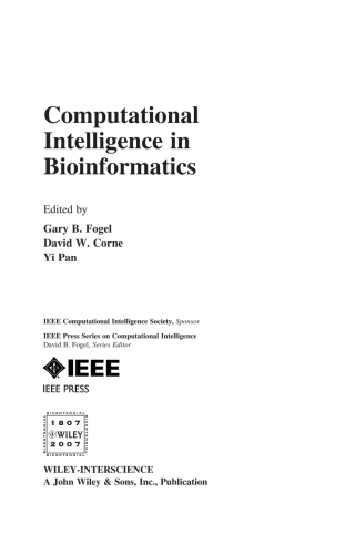 Computational Intelligence in Bioinformatics
