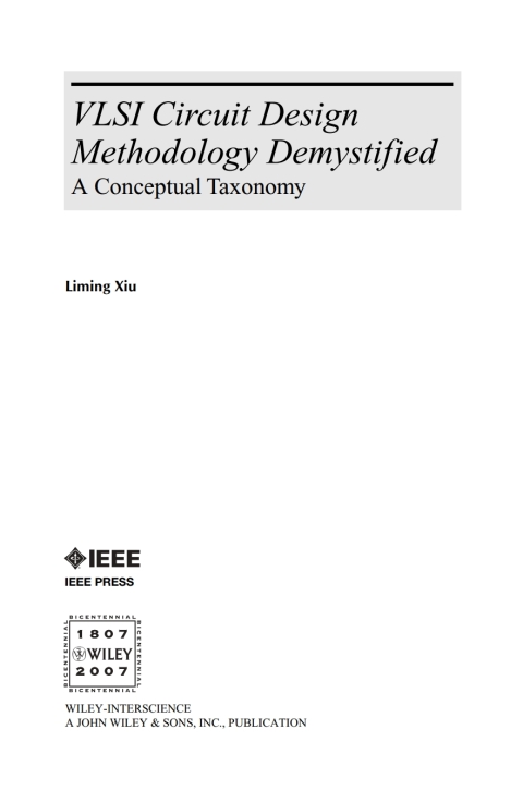 Cover image for book VLSI Circuit Design Methodology Demystified