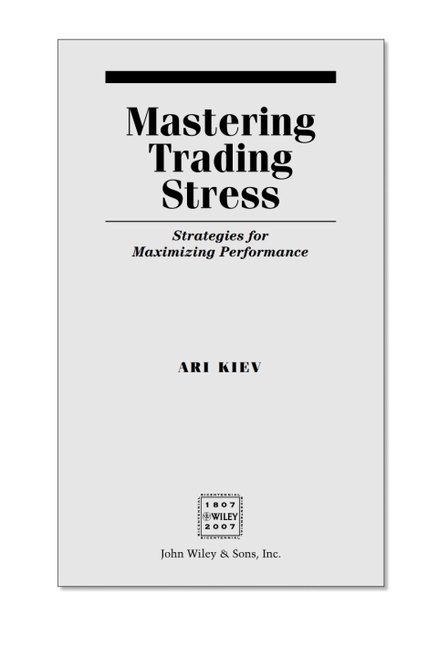 Cover image for book Mastering Trading Stress
