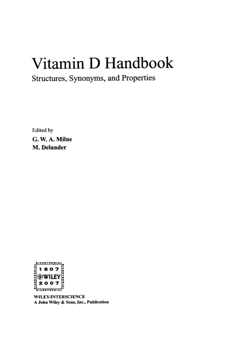 Vitamin D Handbook 