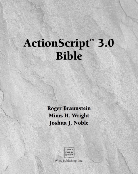Cover image for book ActionScript 3.0 Bible