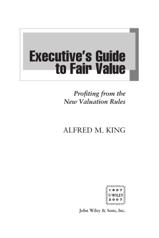 Executive's Guide to Fair Value