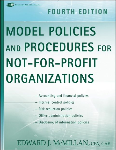 Cover image for book Model Policies and Procedures for Not-for-Profit Organizations