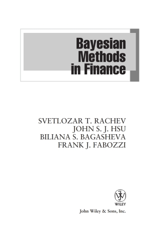 Bayesian Methods in Finance