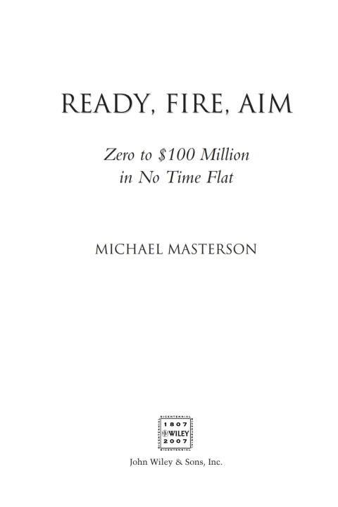 Cover image for book Ready, Fire, Aim