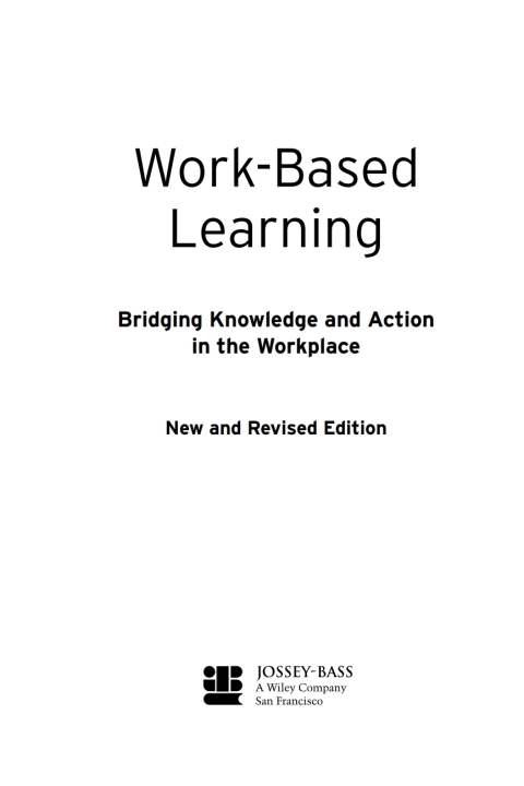 Cover image for book Work-Based Learning