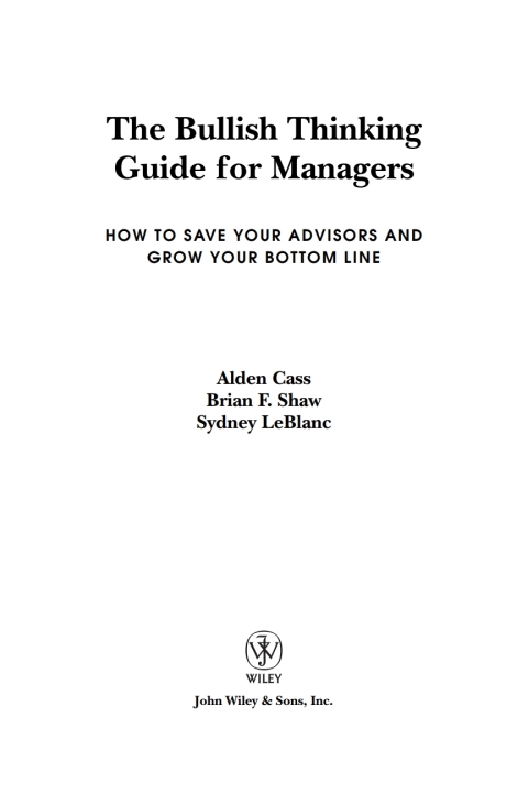 Cover image for book The Bullish Thinking Guide for Managers