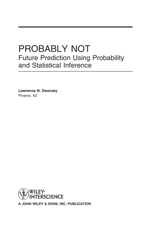 Cover image for book Probably Not