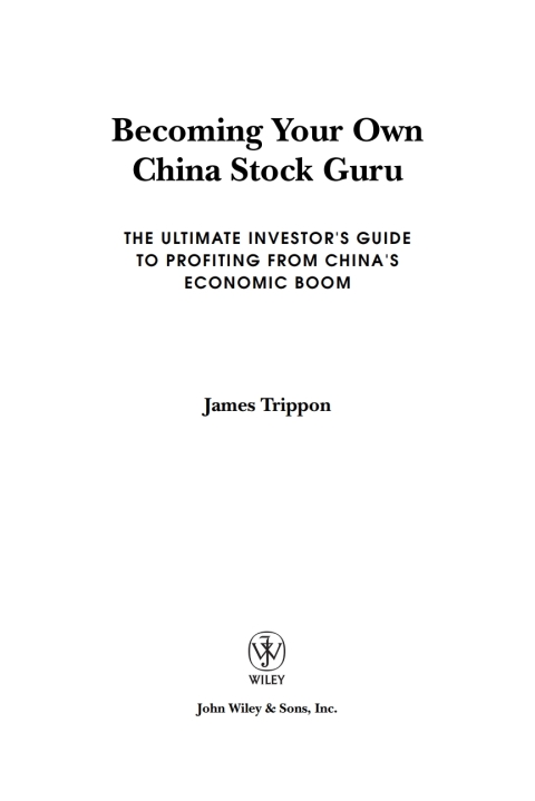 Cover image for book Becoming Your Own China Stock Guru