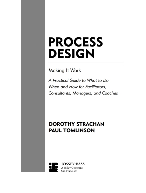 Cover image for book Process Design: Making it Work: A Practical Guide to What to do When and How for Facilitators, Consultants, Managers and Coaches