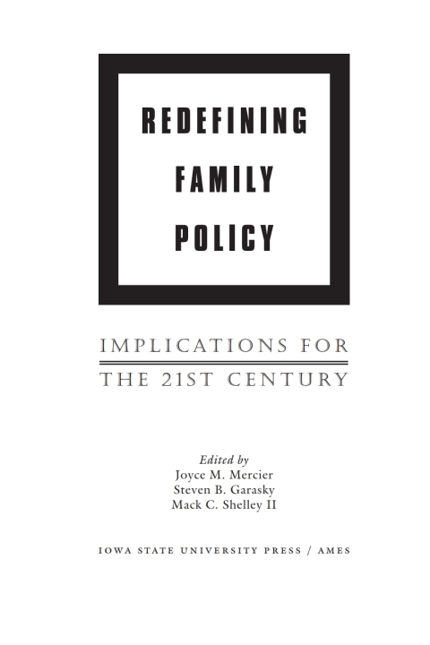 Cover image for book Redefining Family Policy