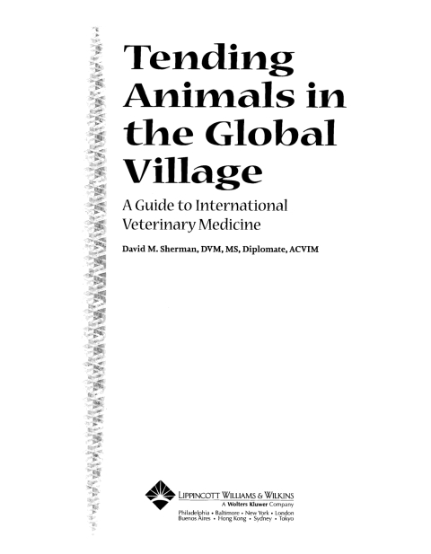 Cover image for book Tending Animals in the Global Village