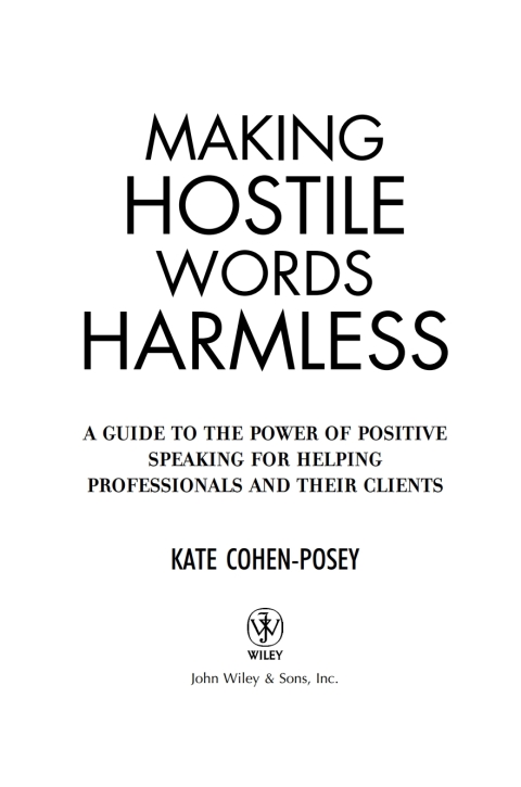 Cover image for book Making Hostile Words Harmless