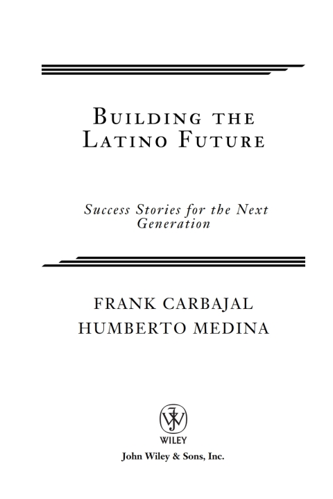 Cover image for book Building the Latino Future