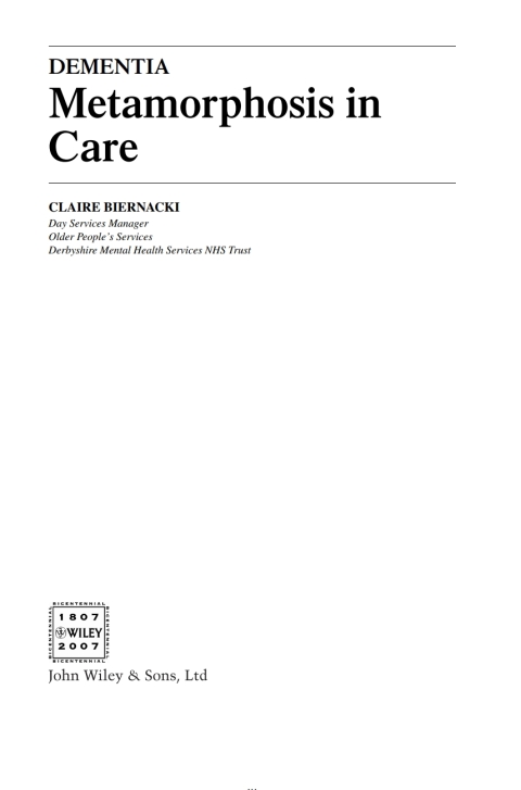 Cover image for book Dementia