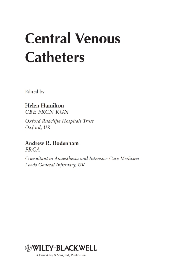 Central Venous Catheters