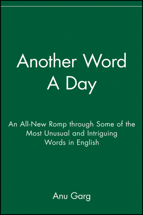 Cover image for book Another Word A Day